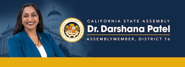 Assemblymember Darshana Patel, Assembly District 76