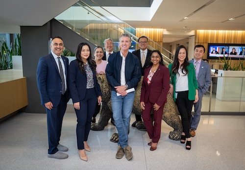 AD76 Patel California Governor Gavin Newsom and AAPILC members