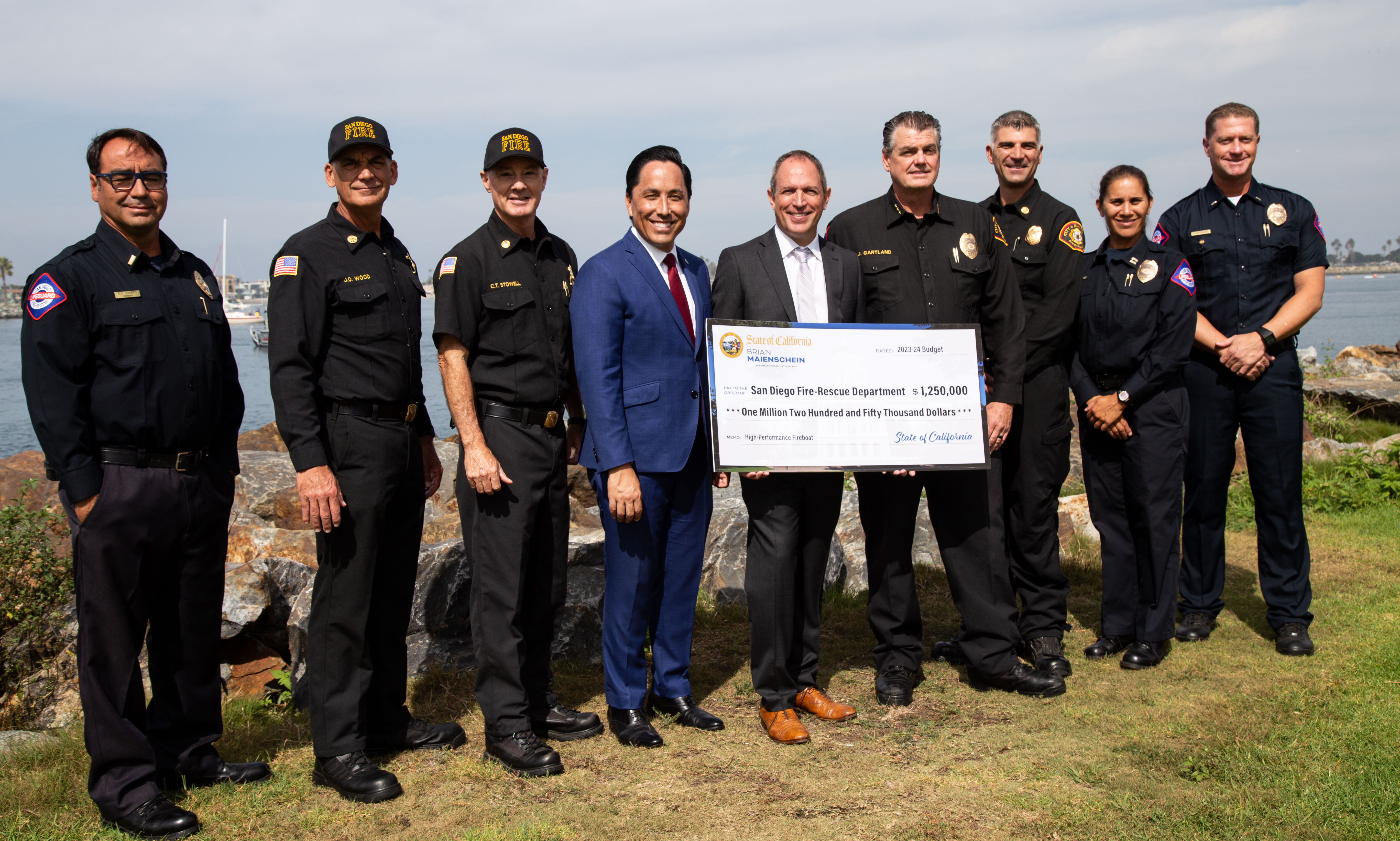 Assemblymember Brian Maienschein Secures $1.25 Million For A New High Performance Fireboat