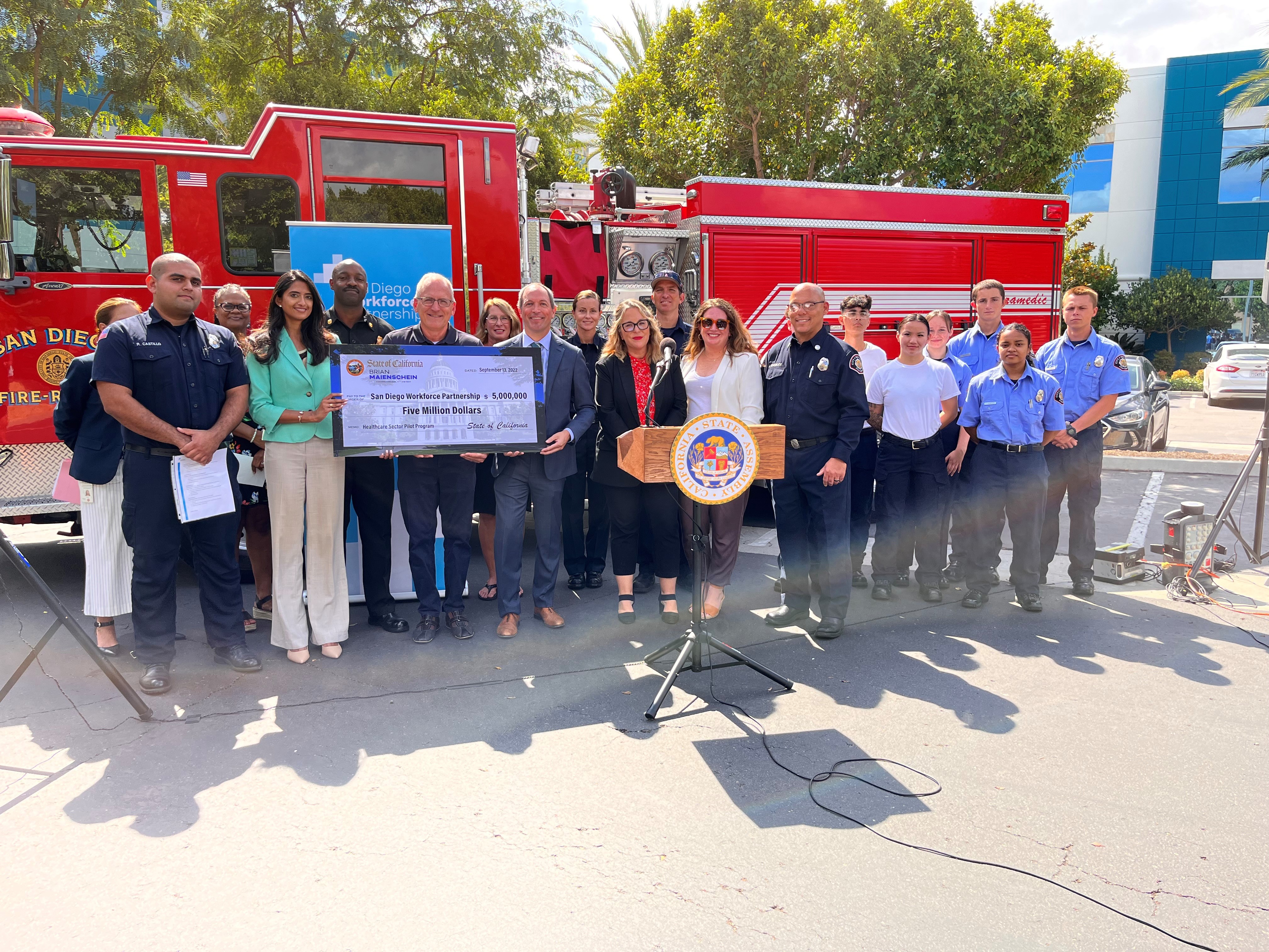 Maienschein Secures Funding to Expand the San Diego Workforce Partnerships Public Administration and Healthcare Opportunities 